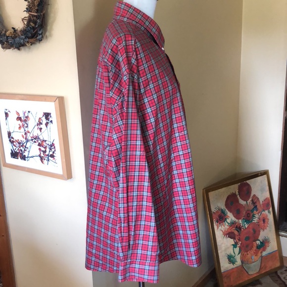 Vintage ORVIS Size XXL Lumberjack Plaid ButtonFront & Button Collar 100% Cotton - Picture 6 of 16